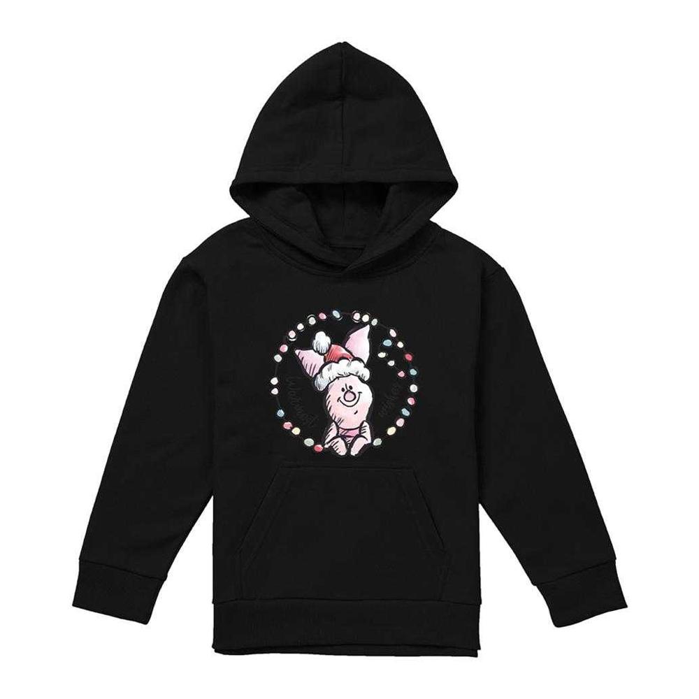Winnie the Pooh Childrens/Kids Warmest Christmas Wishes Piglet Hoodie