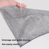 20/5Pcs Thickened Steel Wire Cleaning Cloth Non-Scratch Double-layer Iron Microfiber Mesh Dishrag Washing Pot Rags Kitchen Towel