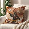 Game Genshin Impact cute e cushion cover Pillow Cover Decoration Room Home Sofa living Office Car Nordic Simplicity