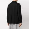 Y-3 FW21 Solid Color Long Sleeve Polo Shirt Men Tops Black GK4553