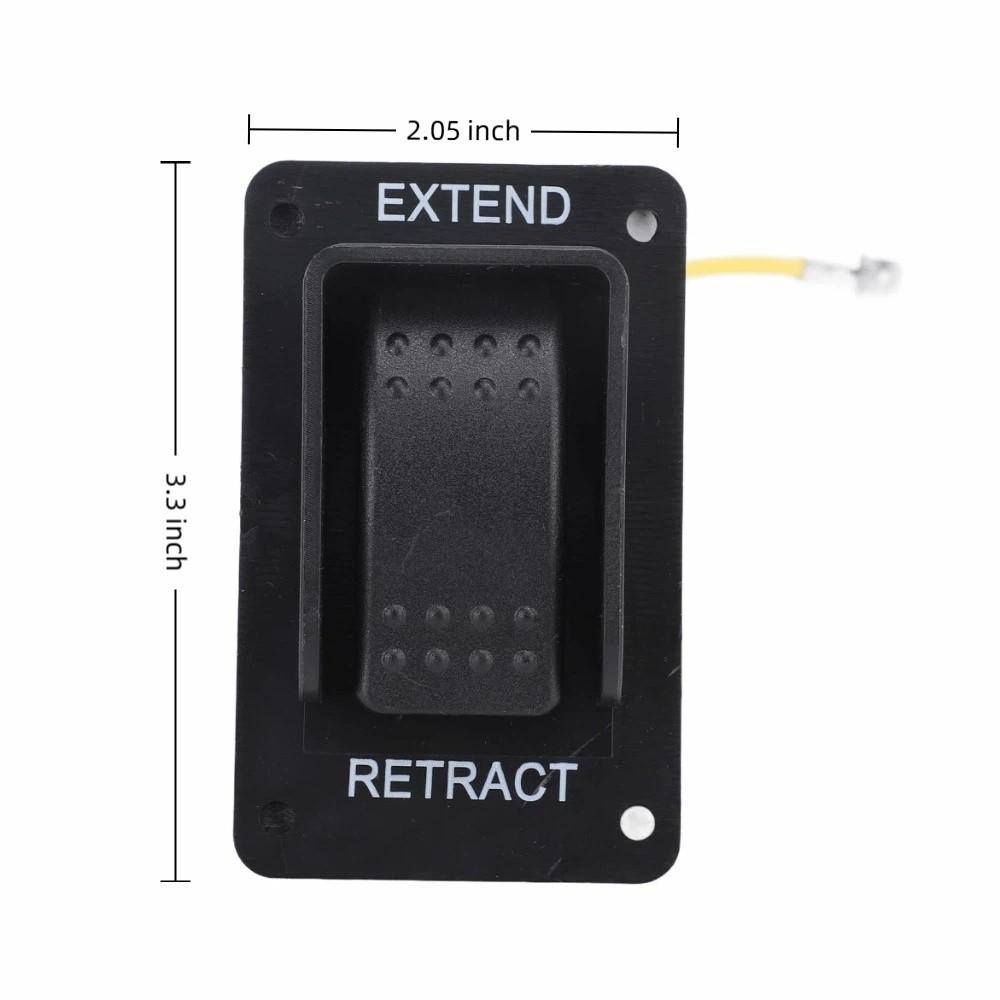 387874 Power Stabilizer Switch With Harness IP66-rated Waterproof Stabilizer Jack Switch 12V RV Stabilizer Jack for Lippert
