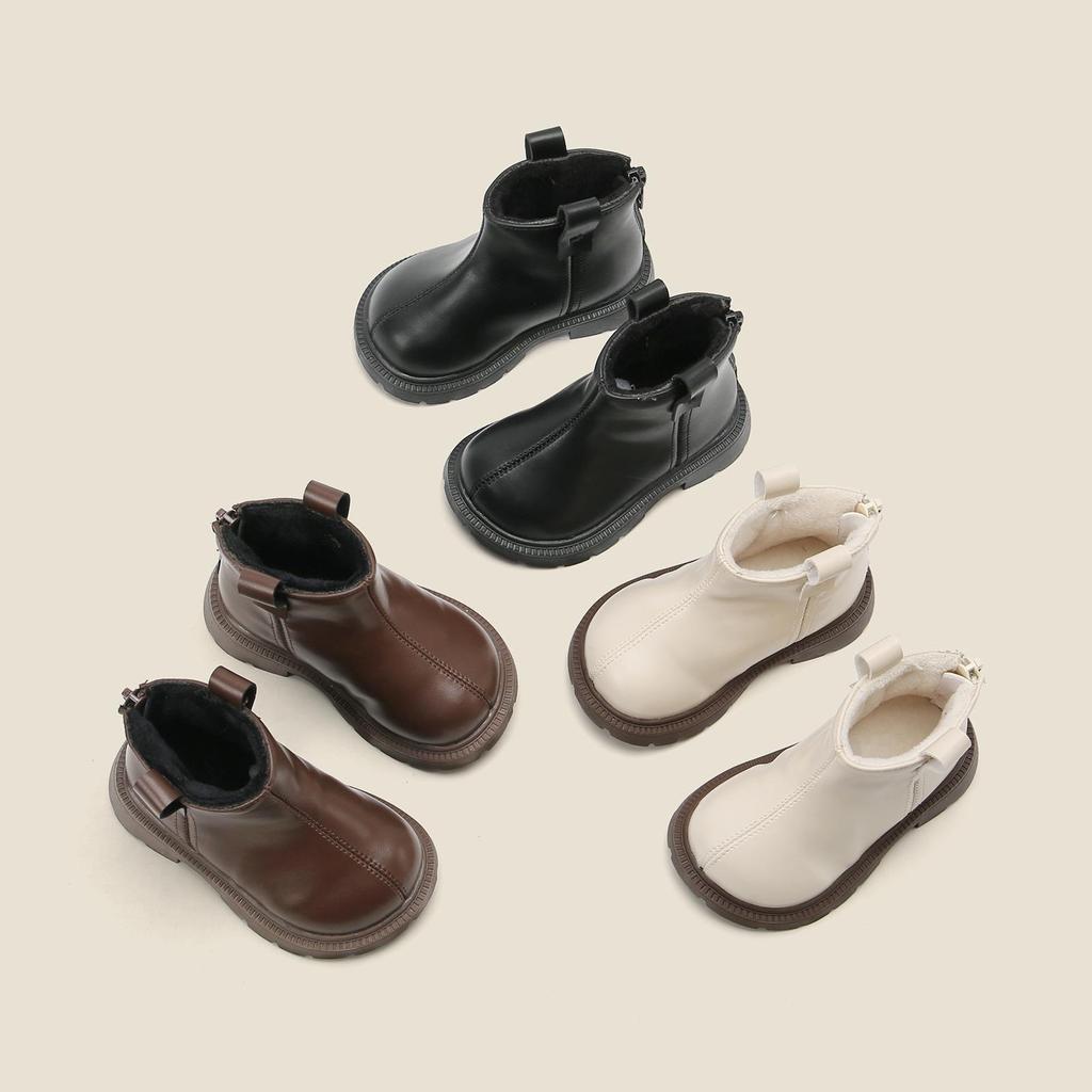 Dr. Martens Infant Cotton Boots: Warm Winter Walking Shoes for Boys & Girls, Korean Style Snow Boots