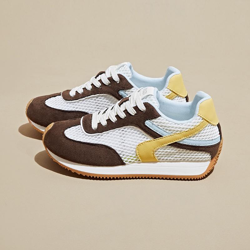 Women's Casual Sport Shoes 2026 Lightweight Soft Breathable Mesh Flats Fashion Non Slip Versatile Platform Sneakers Footwear