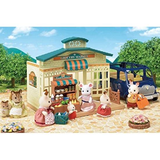 Sylvanian Families Store Forest Market Mi-86 ST Mark Certified ages 3 up Toy Dollhouse EPOCH