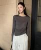 Lugkaeseuteu Zeze Unbalanced Long Sleeve T-Shirt / Zeze Unbalance Long Sleeve T-Shirt_4Colors