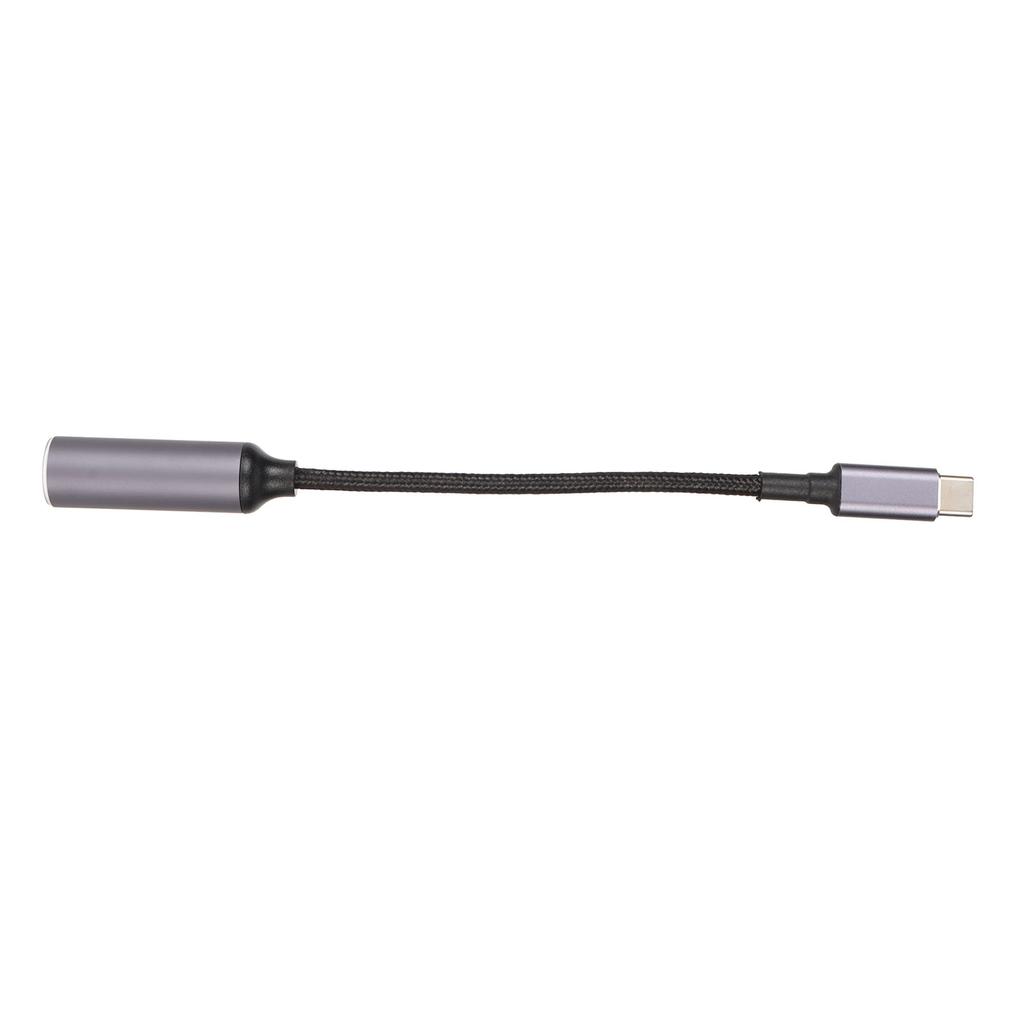 DC 5.5mmx2.1mm Female Input To Type C Male PD Charging Cable 100W DC5521 To USB C Cable with PD