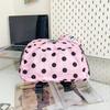 Color Polka Dot School Bag for Girls Large Capacity Backpack for Primary Middle High School Students Lightweight Casual Bookbags Nylon Backpack