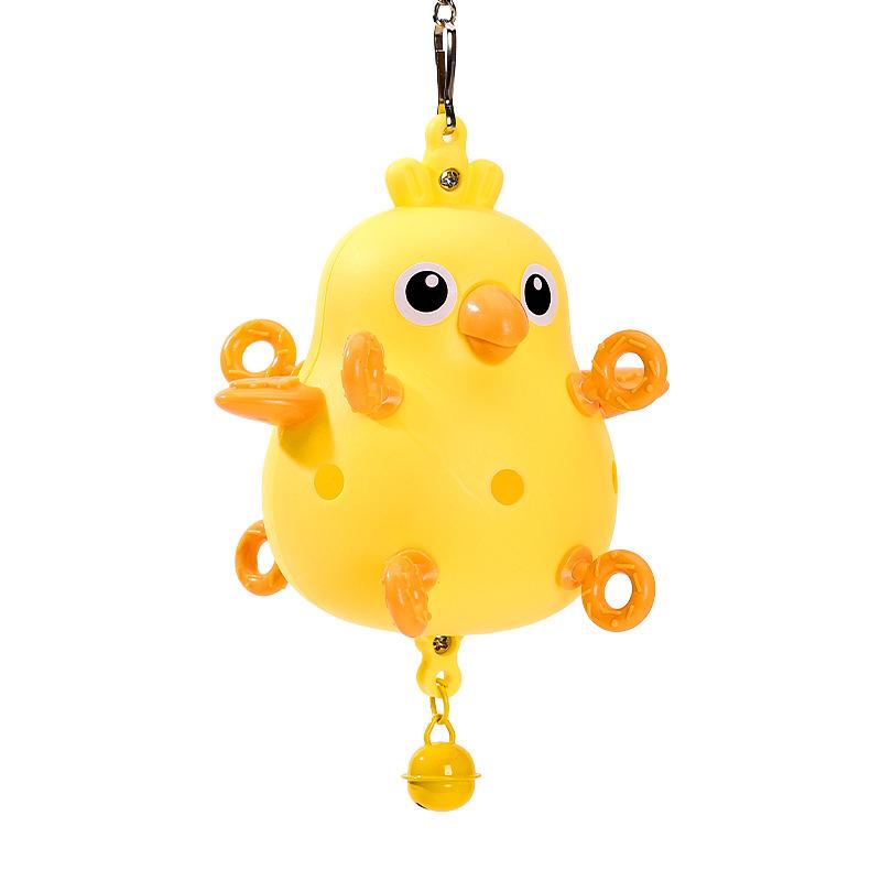 Interactive Bird Plaything Colorful Chewable Ball for Parrots Small Birds Beak Health Maintenance Bird Parrot Hanging Toys