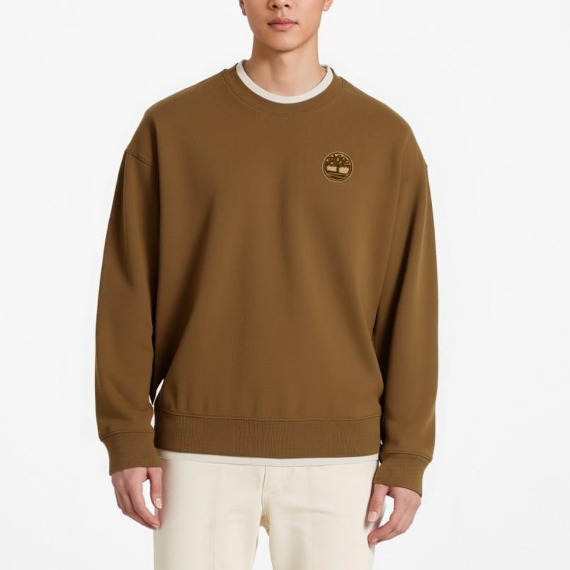 Timberland Men's Crew Neck Sweatshirt Wheat TBC0YH6SEH21
