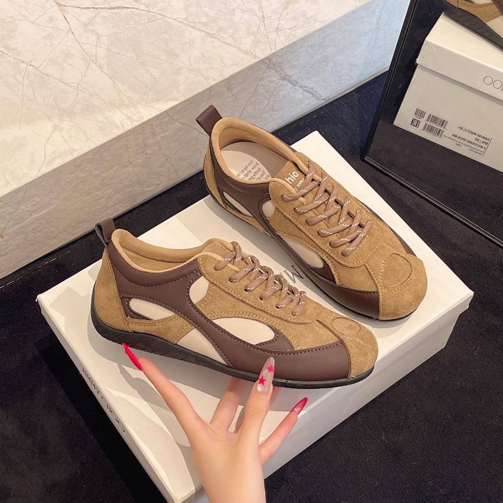 [Fanfna] Retro German Training Shoes Women's 2025 Autumn New Fashion Classic Soft Sole Comfortable Sports Forrest Gump Shoes