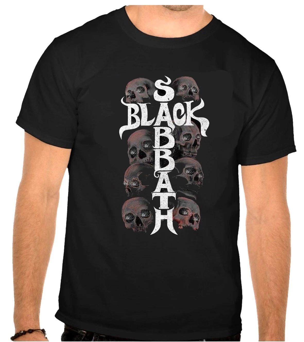 

BLACK SABBATH Rock Music Logo Black T-Shirt -1236- S