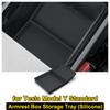 for Tesla Model Y Standard 2026 Accessories Center Console Storage Organizer Box Armrest Box Storage Tray Protection Mat