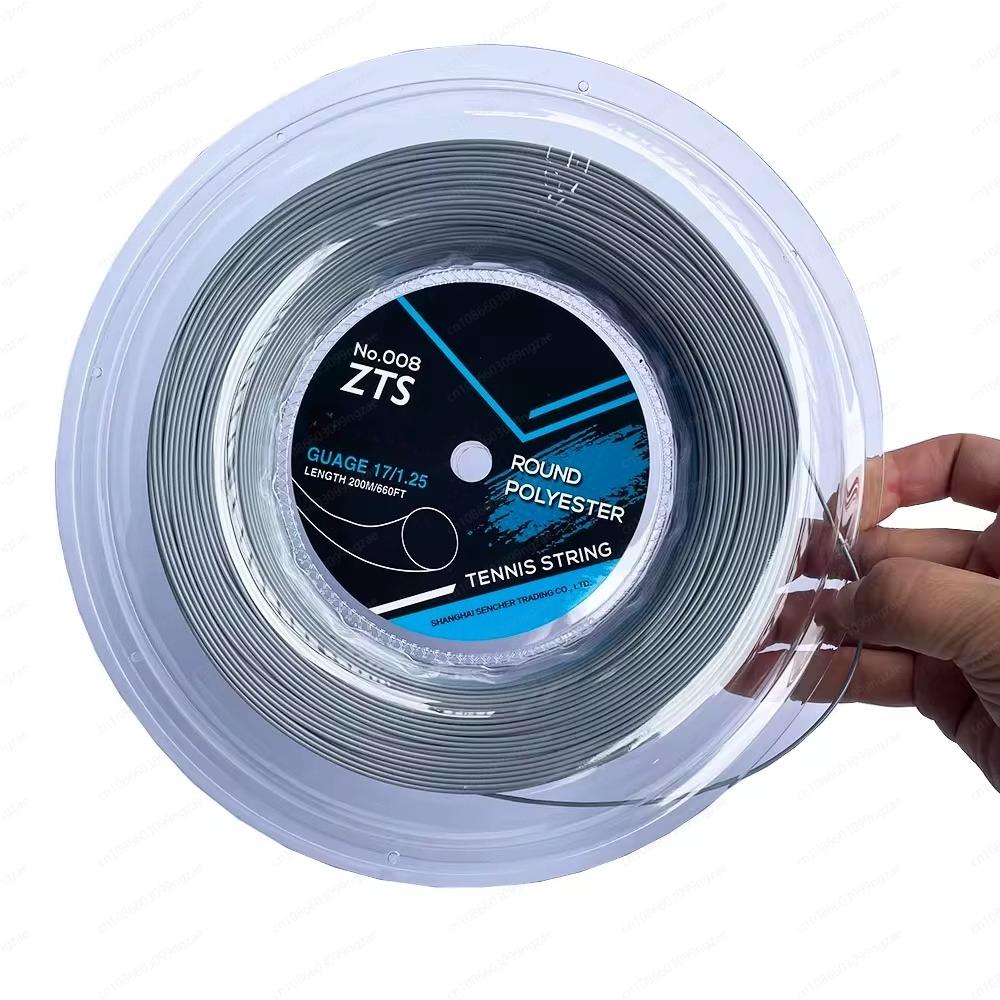 1,25 mm ZARSIA Polyester Tennissaite, 200 m Rolle für Anfänger & Runde Form