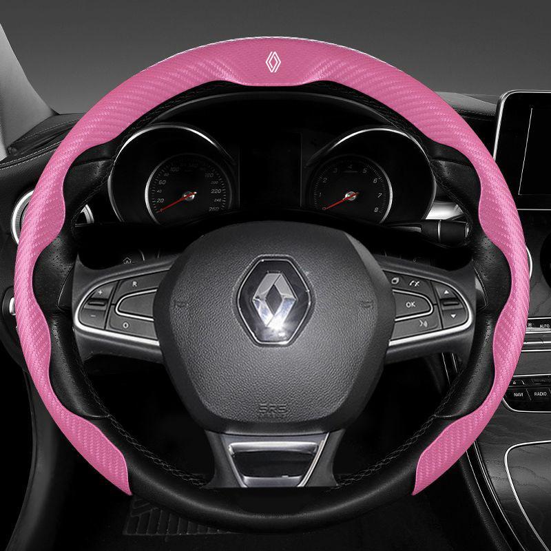 2026 Caliente Para Tapacubos Renault Funda para Volante de Coche Para Renault Scenic Clio Laguna 2 3 4 5 Kangoo Fluence Megane Trafic Talis