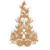 Diy Performance Clothing Decorative Iron-on Patch Sticker Embroidery Gold Silver Thread Yarn Costume Dress Geometric Applique