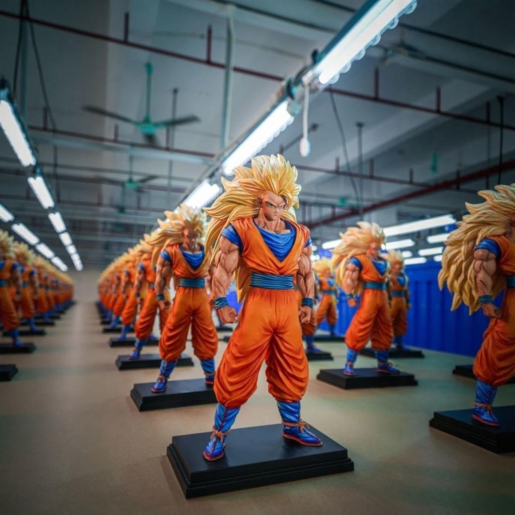 Jt Studio Super Saiyan 3 Dragon Ball Goku Figure Ssj3 Hot Toys Figure Detachable Movable Action Figure Pvc Anime Model Ornament