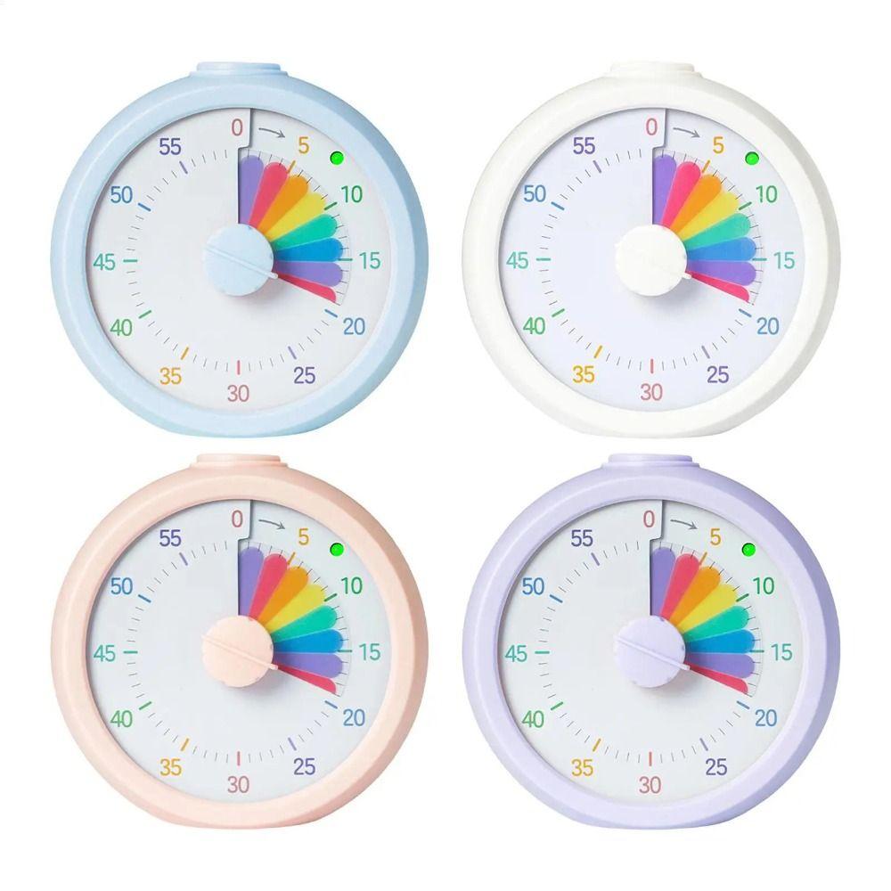 Portable Visual Timer Rainbow Display Kitchen Timer Countdown Timer Clock Classroom Use