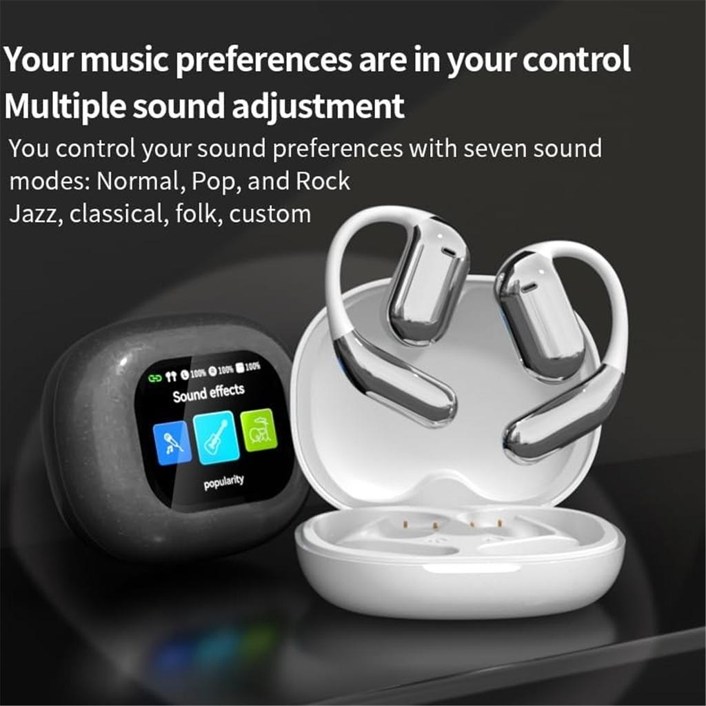 AI Translation Earbuds 144 Languages Two-Way Translator Earphones Bluetooth 5.4 HD Sound Multi-Mode Translating Headphones for iOS & Android