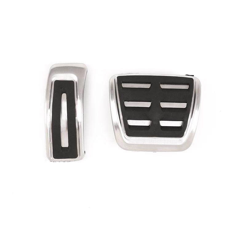 For Porsche Macan 2018- Stainless Steel Car Pedal Brake Clutch Non Slip Accelerator Foot Cover Trim Car