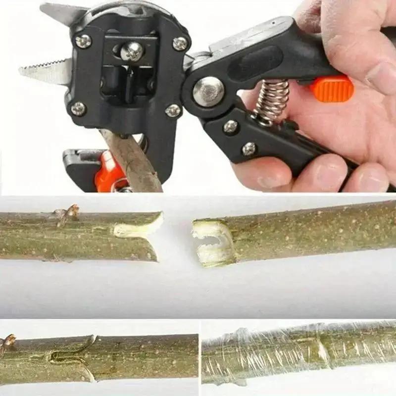 Multifu Grafting Scissors Orchard Fruit Tree Grafting Pruning Tool With Grafting Film Garden Gardening Pruning Grafting Scissors