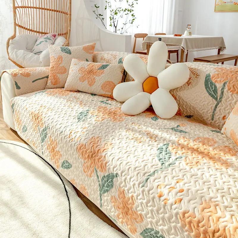 Хлопковый чехол для дивана — фото 5