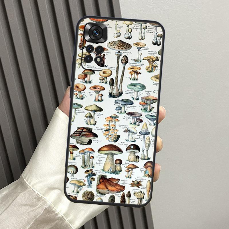 Mushroom Forest Case For Xiaomi Redmi Note 10 Pro Note 11 8 9 12 Pro 11S 10S 8T Redmi 10C 12C 9C 9T Cover