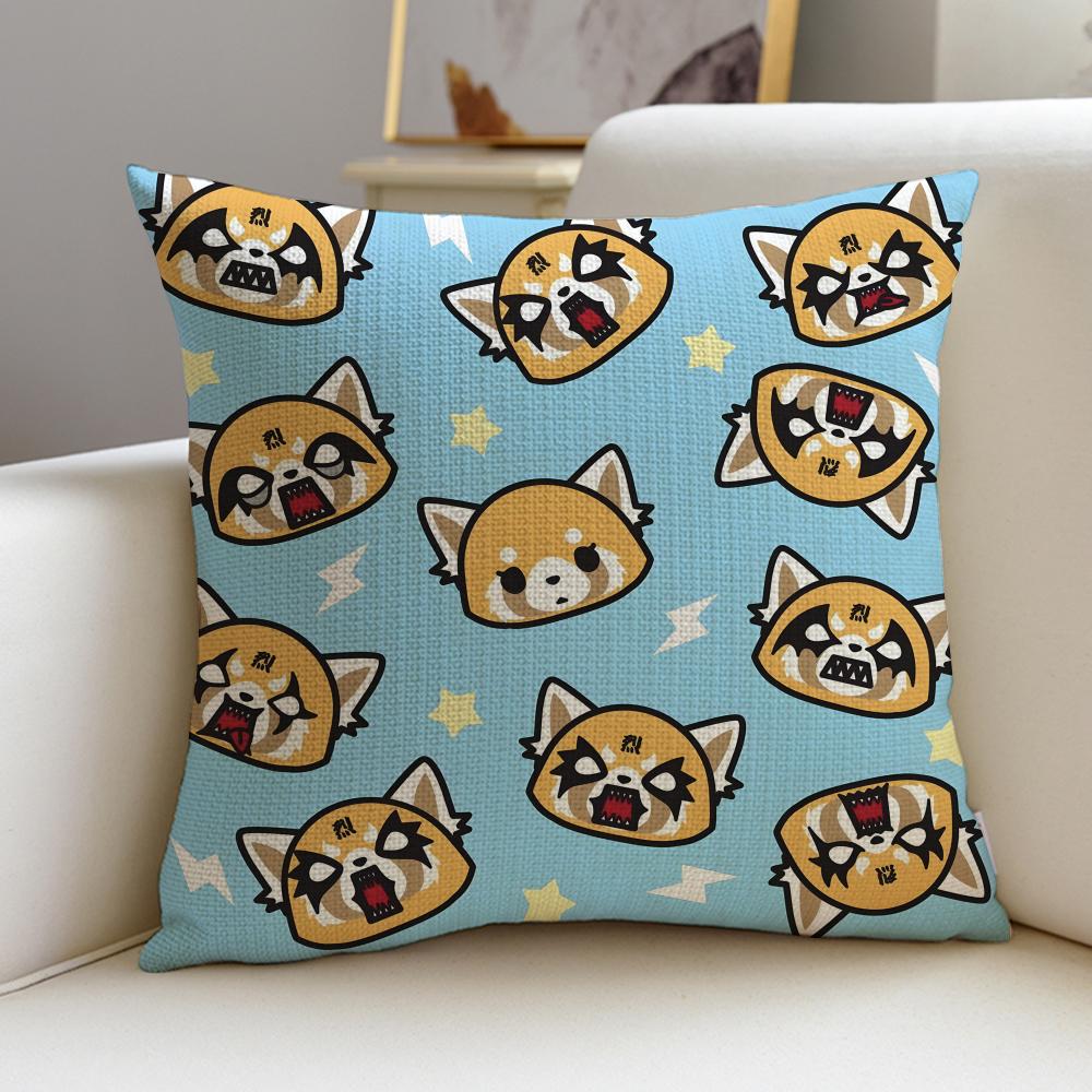 Feisty AAggretsukoS Cushion Cover Breathable and skinfriendly linen pillowcase square removable and washable cushion