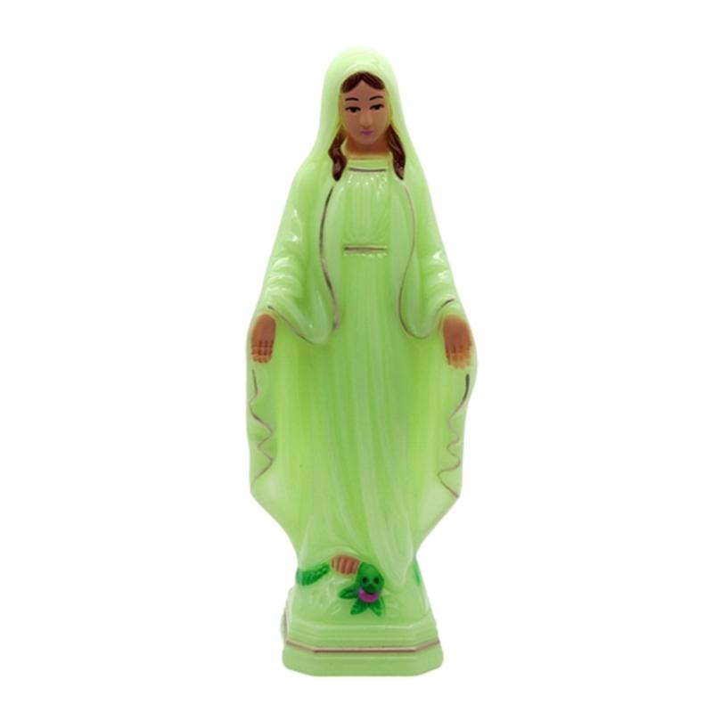 Catholic Statue Sculpture Virgins Mother Marys Statues Figurines Desktop Ornament Our Lady of Blesseds Mother Statues 25cm