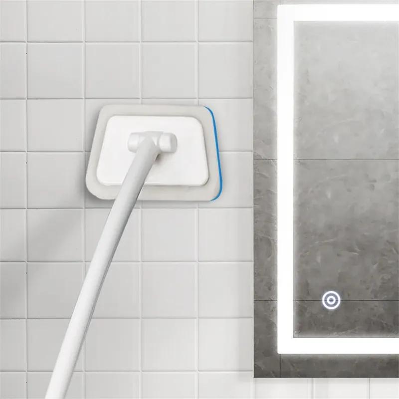 Bathroom Cleaning Brushes Multi-Functional Brush Trapezoidal Design Long Handle Removable Sponge Household Tool for Wall Bathtub Ceramic Tile Clean