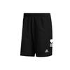 Woven Athletic Shorts Men Bottoms Black EH4216