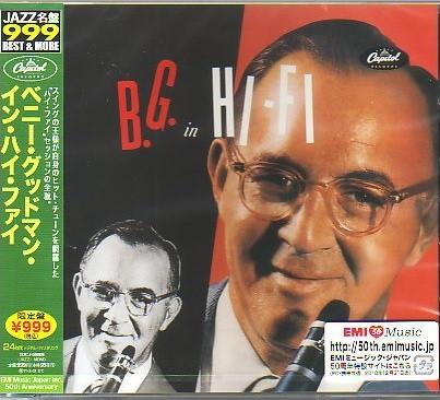 

CD BENNY GOODMAN - B.G. In Hi-Fi TOCJ50008 Capitol Records 2010 Japan Jazz Used