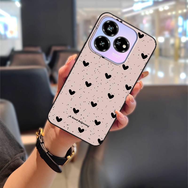 Silicone Back Cover Phone Case For ZTE Blade V60 Design/Axon 60 Lite Anti-knock Cartoon Anti-dust Animals Phone Pouch