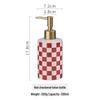 OIMG Ceramic Plaid Dispenser Bottle