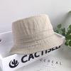 2025 Washed Grey Fisherman Bucket Hat - Women's & Men's Plus Size, Large Head Circumference, Autumn Sun Hat