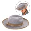 Old-fashioned Top Hat Western Short-Brimmed Hat for Women Man Casual Wear Western Fedoras Man Women Unisex Wear