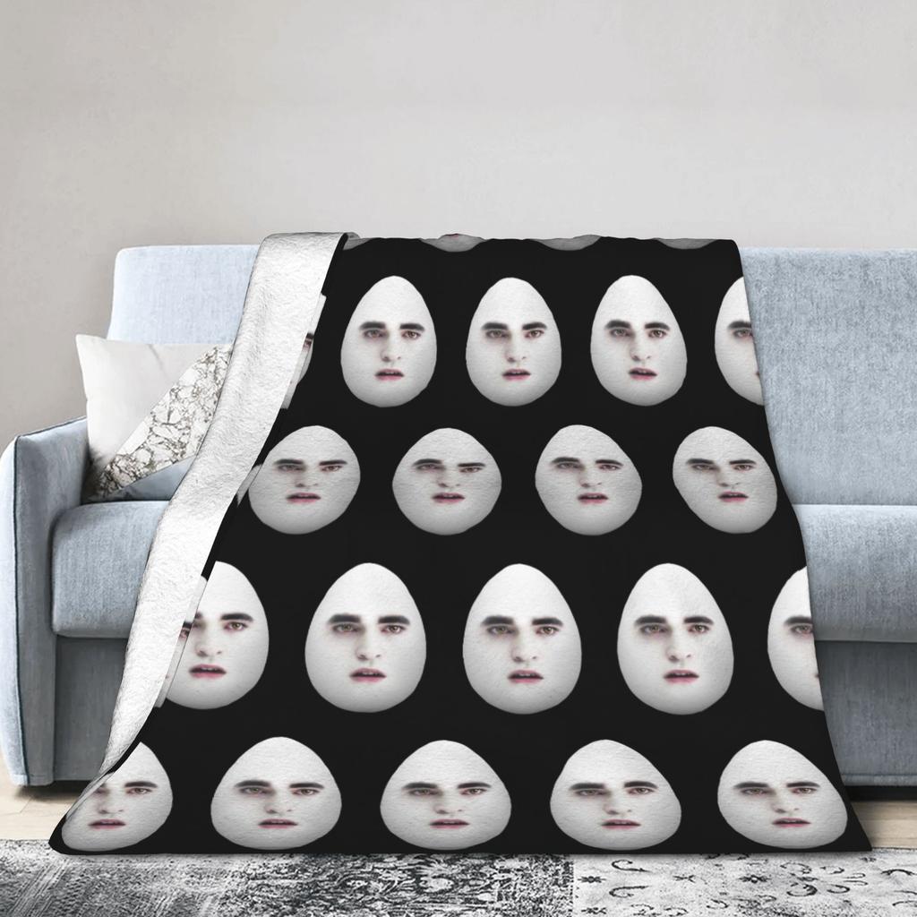 Funny Eggward Meme Blanket Twilight Edward Cullen Fuzzy Novelty Soft Throw Blankets For Home Autumn/Winter