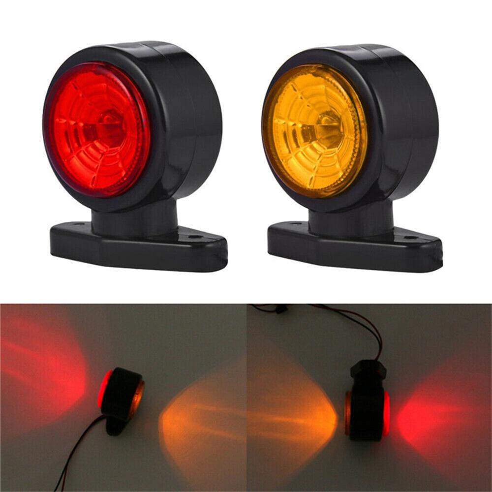 2PCS Side Marker LED Trailer Lights Tail Lamp Outline Lamp Car Truck Trailer Van Led Marker Lights Truck Bus 12V-24V