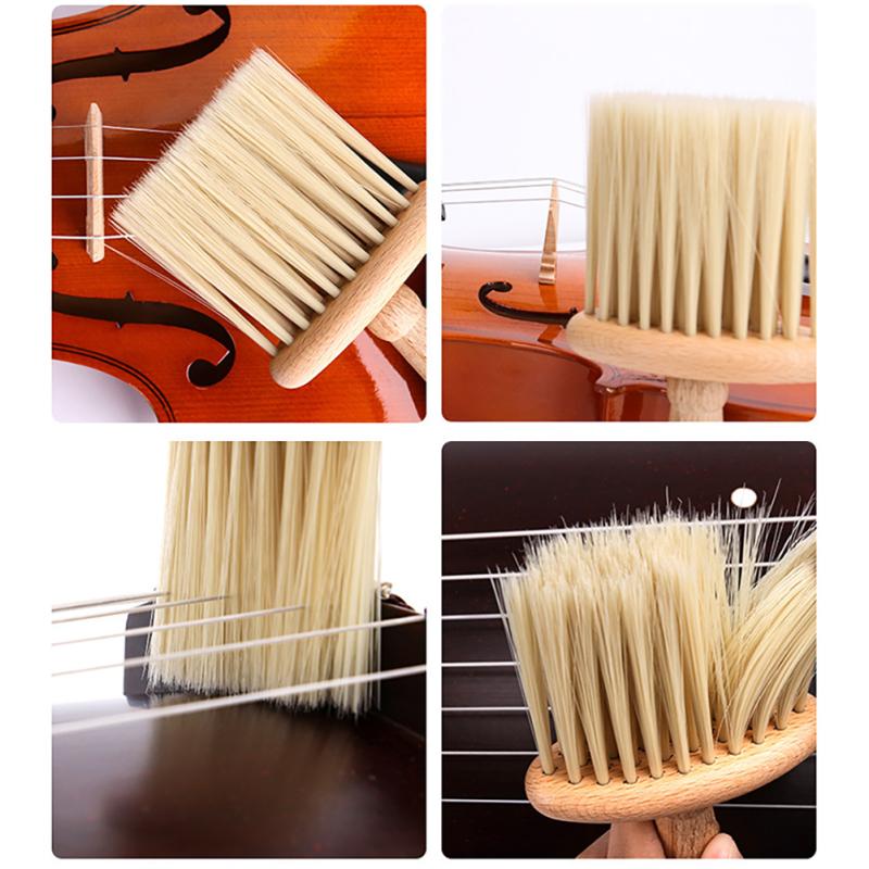 Soft Hair Guzheng Brush Piano Dust-sweeping Tool Car Air Outlet Dashboard Interior Cleaning Wooden