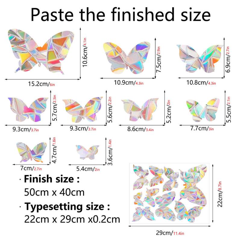 Rainbow Maker Sun Catcher Wall Stickers Cat Bird Star Mushroom Moon Sun Diy Window Glass Electrostatic Prisms Sticker