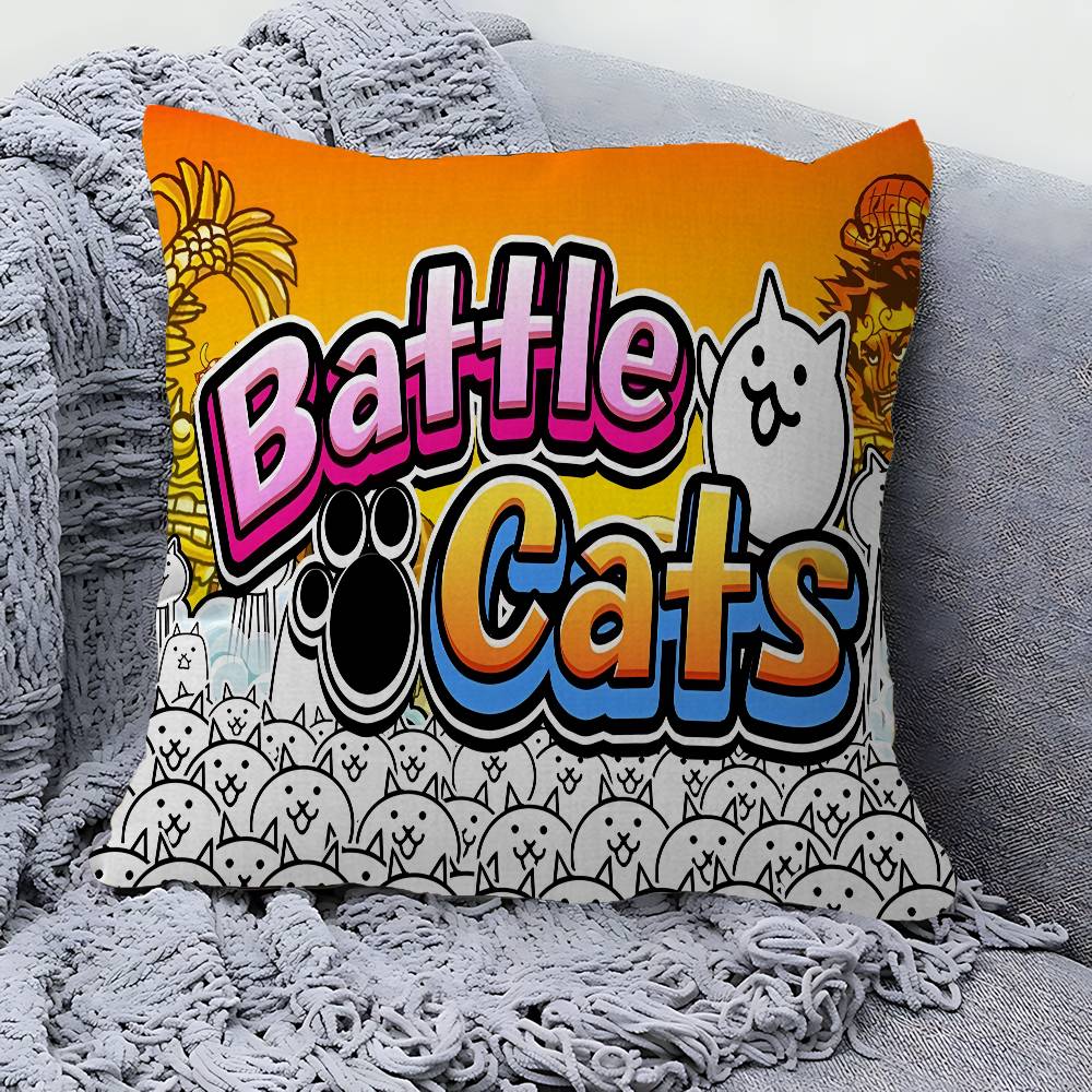 Battle Cats Anime Lucky Dragon pillow cover sofa cushion cover home room decoration children gift
