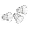 10 Packs Black Garden Chicken Wire Cloche Thickened Construction Plant Protector Cloche Cover
