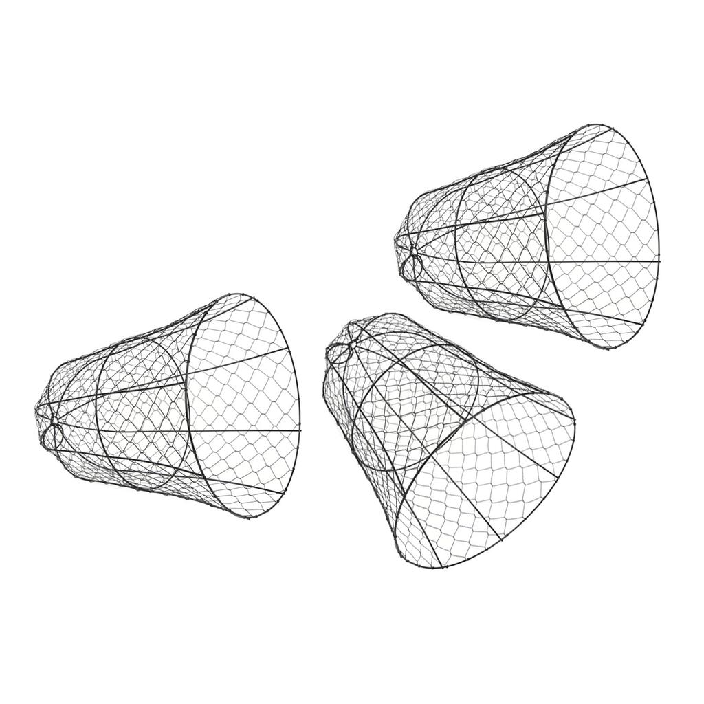 10 Packs Black Garden Chicken Wire Cloche Thickened Construction Plant Protector Cloche Cover