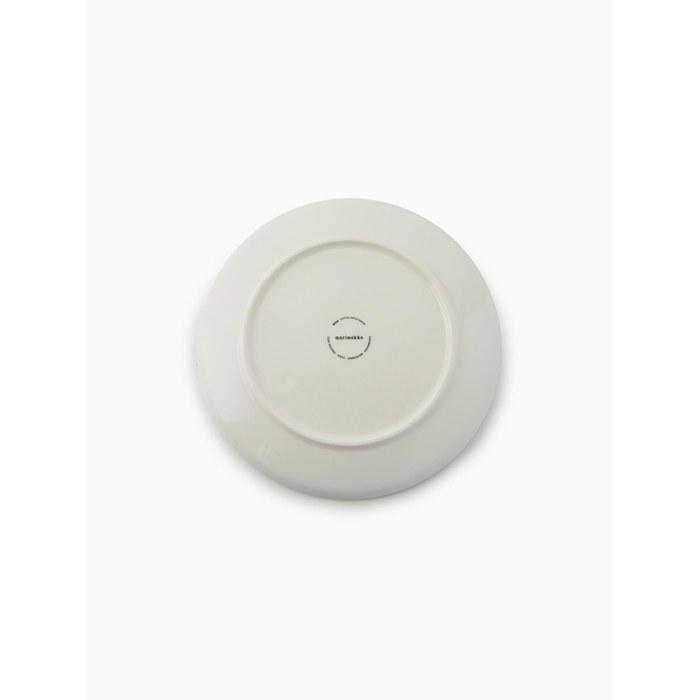 Marimekko Siirtolapuutarha Plate 25cm White