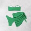 Women's Sexy Push-Up Bikini Three-Piece Swimsuit