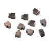 10pcs Carbon Brushes Compatible With For 775 750 755 Motor Standards In Electric Drills And Common Power Tool Uses