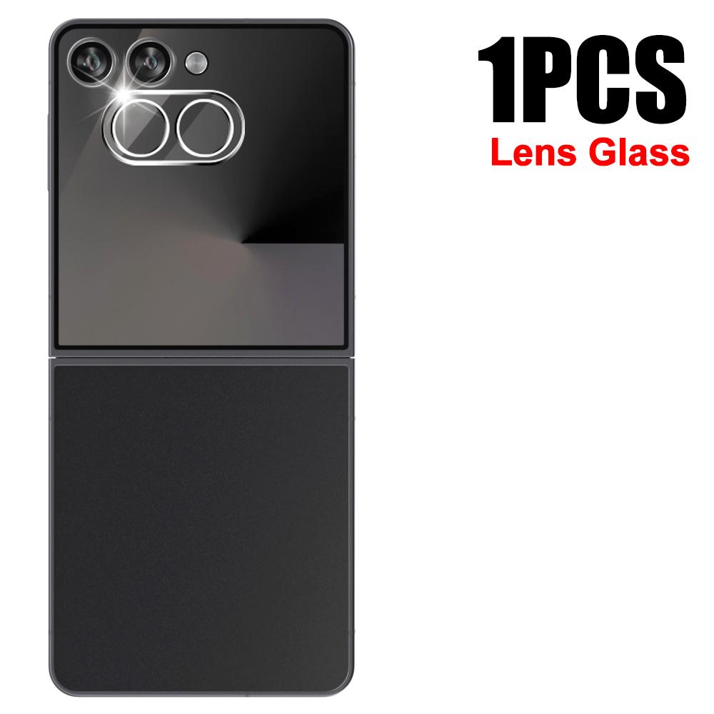 Font Back Screen Protectors for Samsung Galaxy Z Flip 7 HD Clear Tempered Glass Camera Lens Films for Samsung Galaxy Z Flip7