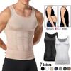 Men Slimming Body Shaper Chest Compression Shirts Tummy Control Shapewear Abdomen Slimming Vest Waist Trainer Corset Tank Top Gym Sport Fitness
