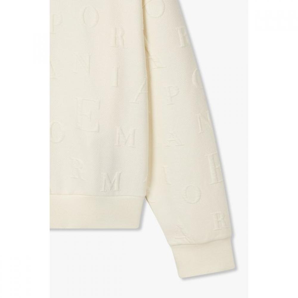 Emporio Armani Women S Lounge SweatShirt emboSSed Alphabet 0825336510