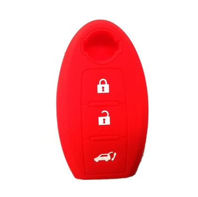 Silikon Smart Key Hülle, 3 Tasten, Speziell entwickelt für Nissan X-Trail Tiana, Tiida, Murano,