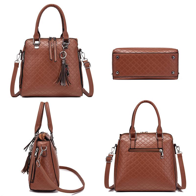 Fashion Crossbody Women's Bag Four-piece Retro Mother and Child Shoulder Handbag Fashion